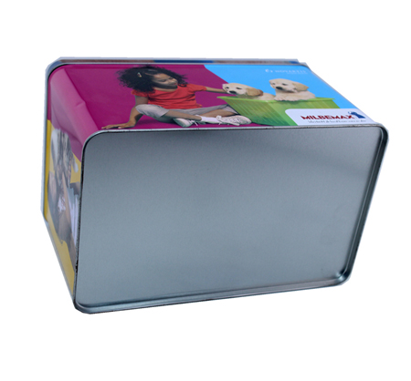 Custom Rectangular Pet Food Tin Box